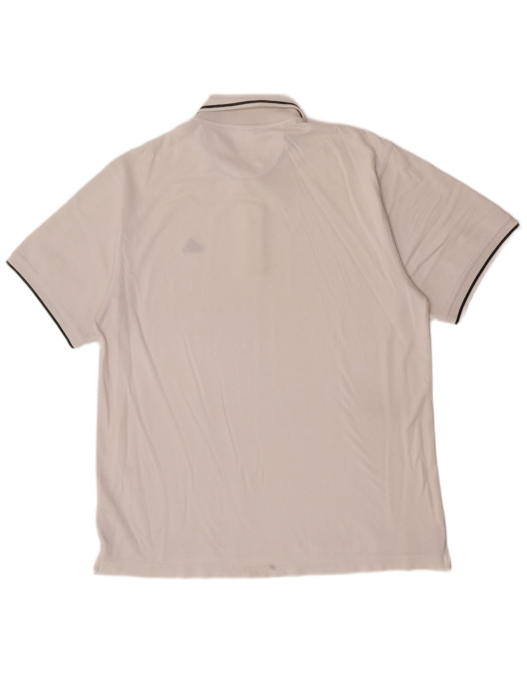 Tricou polo pentru bărbați Adidas, mare, alb, bumbac