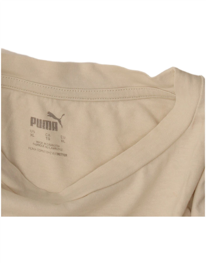 Tricou grafic Puma pentru bărbați Top XL Bej