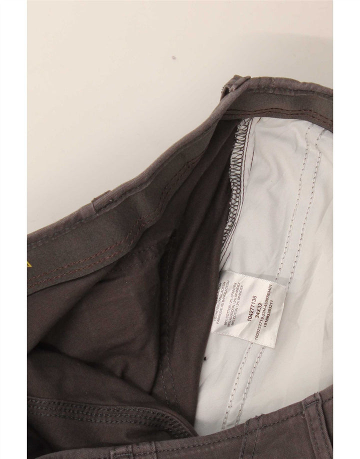Pantaloni cargo obișnuiți, drepti, Extreme Motion, pentru bărbați, L34 L32, bumbac gri