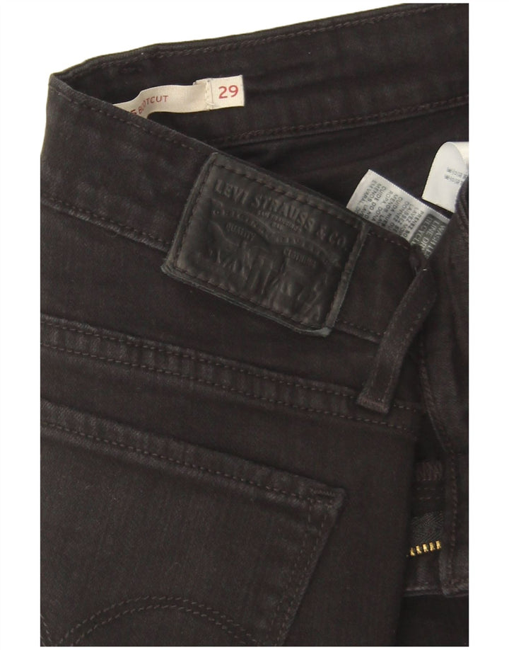 Blugi Levi's 715 Bootcut W29 L33, bumbac negru