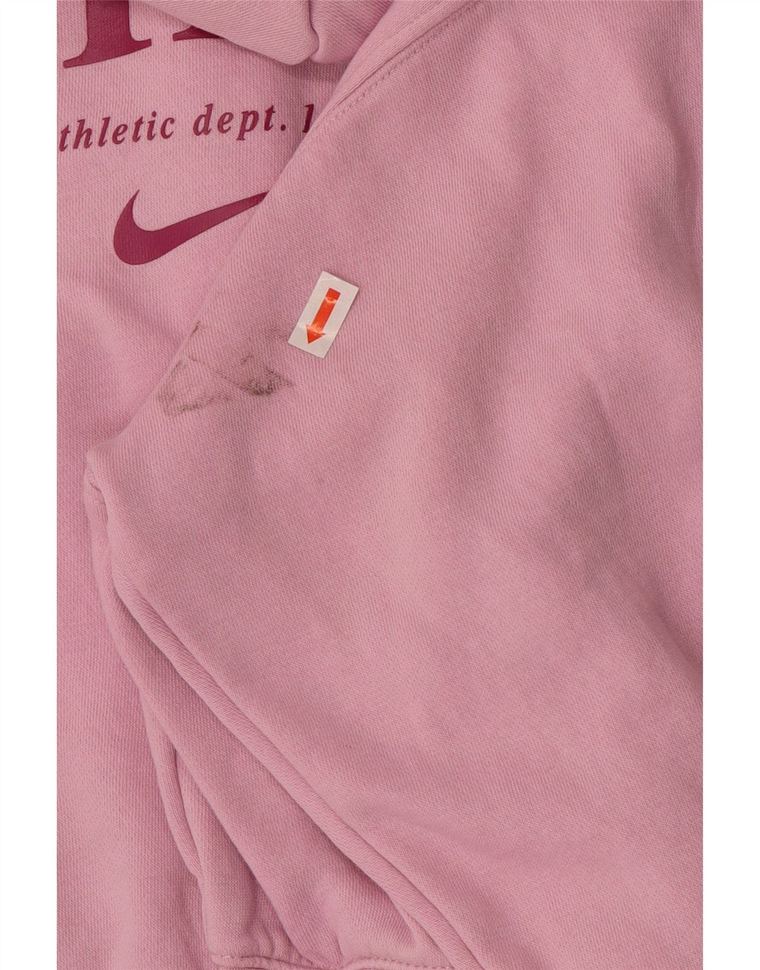 Pulover NIKE pentru fete, supradimensionat, crop grafic, cu fermoar, 13-14 ani, XL, roz