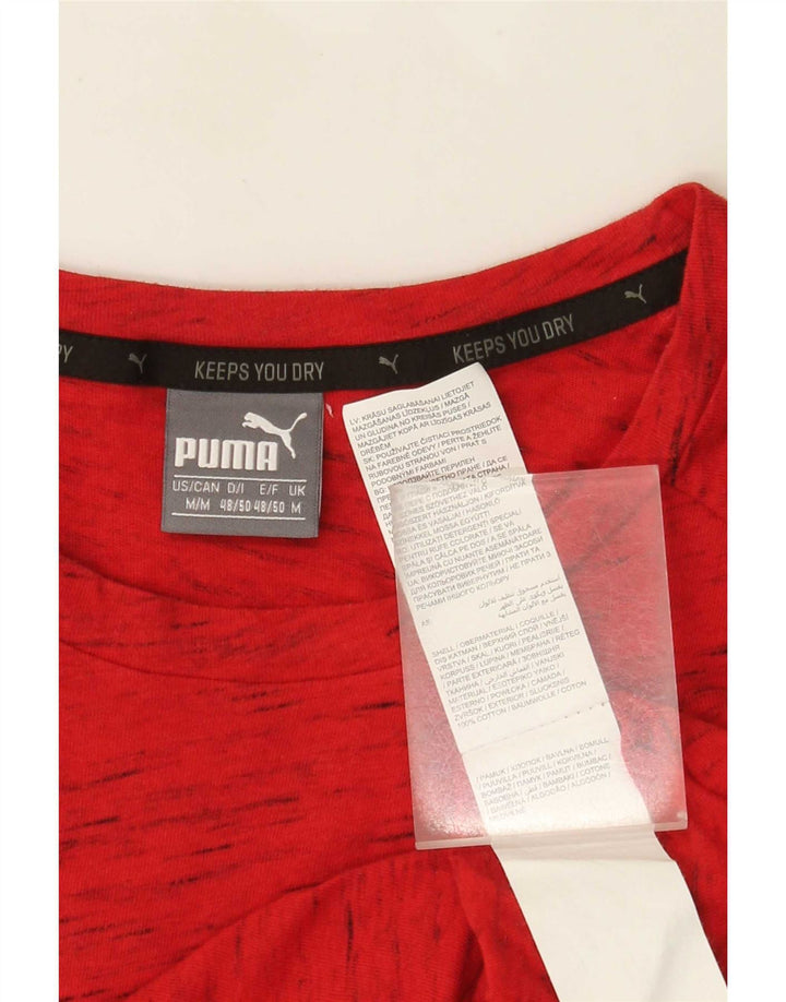 Tricou pentru bărbați Puma Top Medium Red Flecked Bumbac