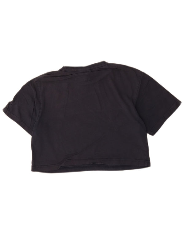 Tricou cu grafic crop Ellesse pentru femei Top UK 8 Small Gri