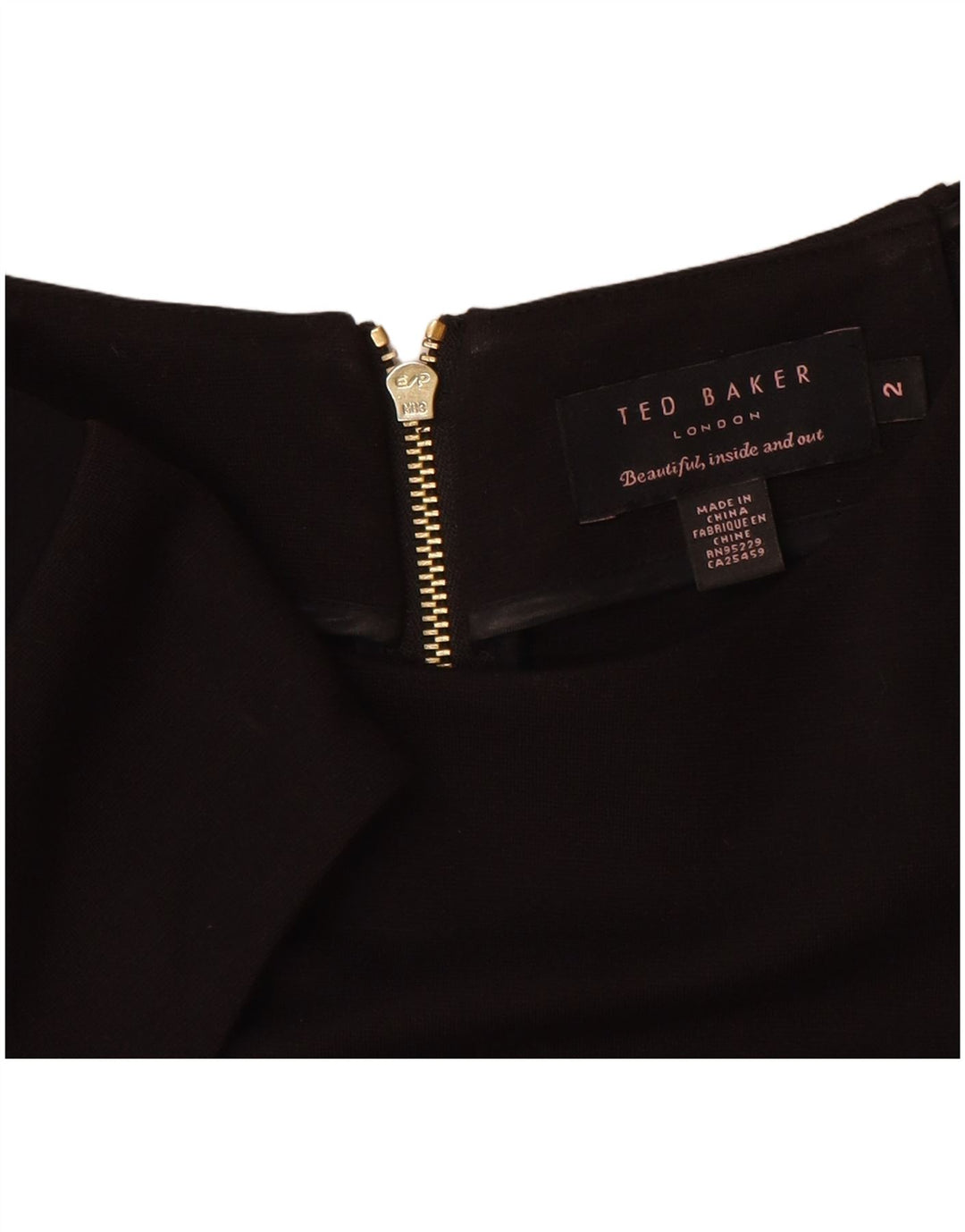 Rochie teacă pentru femei Ted Baker Mărimea 2 mică, neagră, viscoză