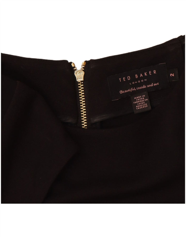 Rochie teacă pentru femei Ted Baker Mărimea 2 mică, neagră, viscoză