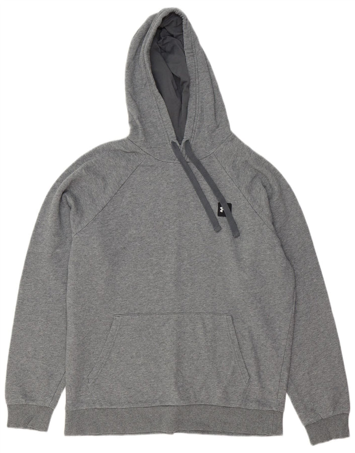 Pulover pentru bărbați Under Armour, bumbac, gri mediu