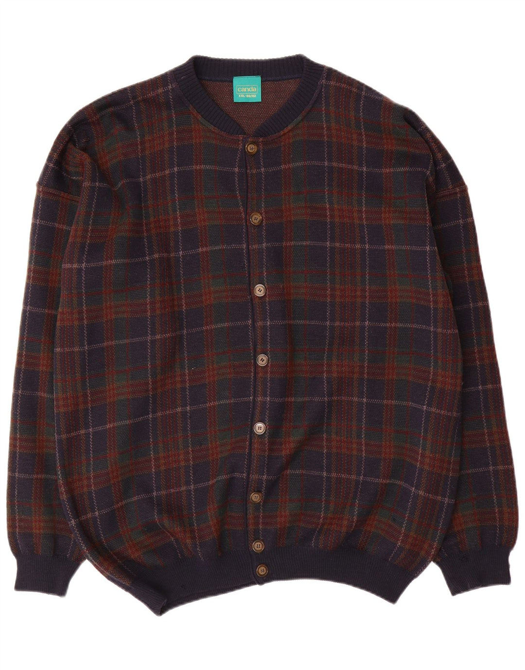 Pulover cardigan pentru bărbați Canda 2XL, multicolor, acrilic