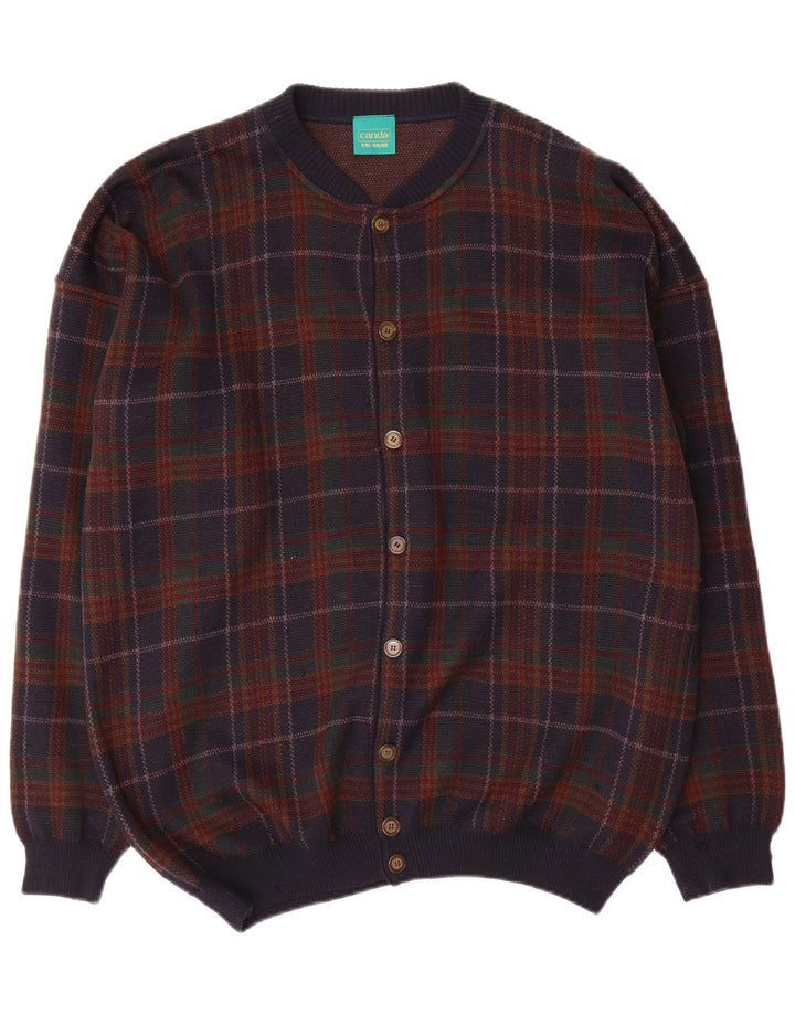 Pulover cardigan pentru bărbați Canda 2XL, multicolor, acrilic