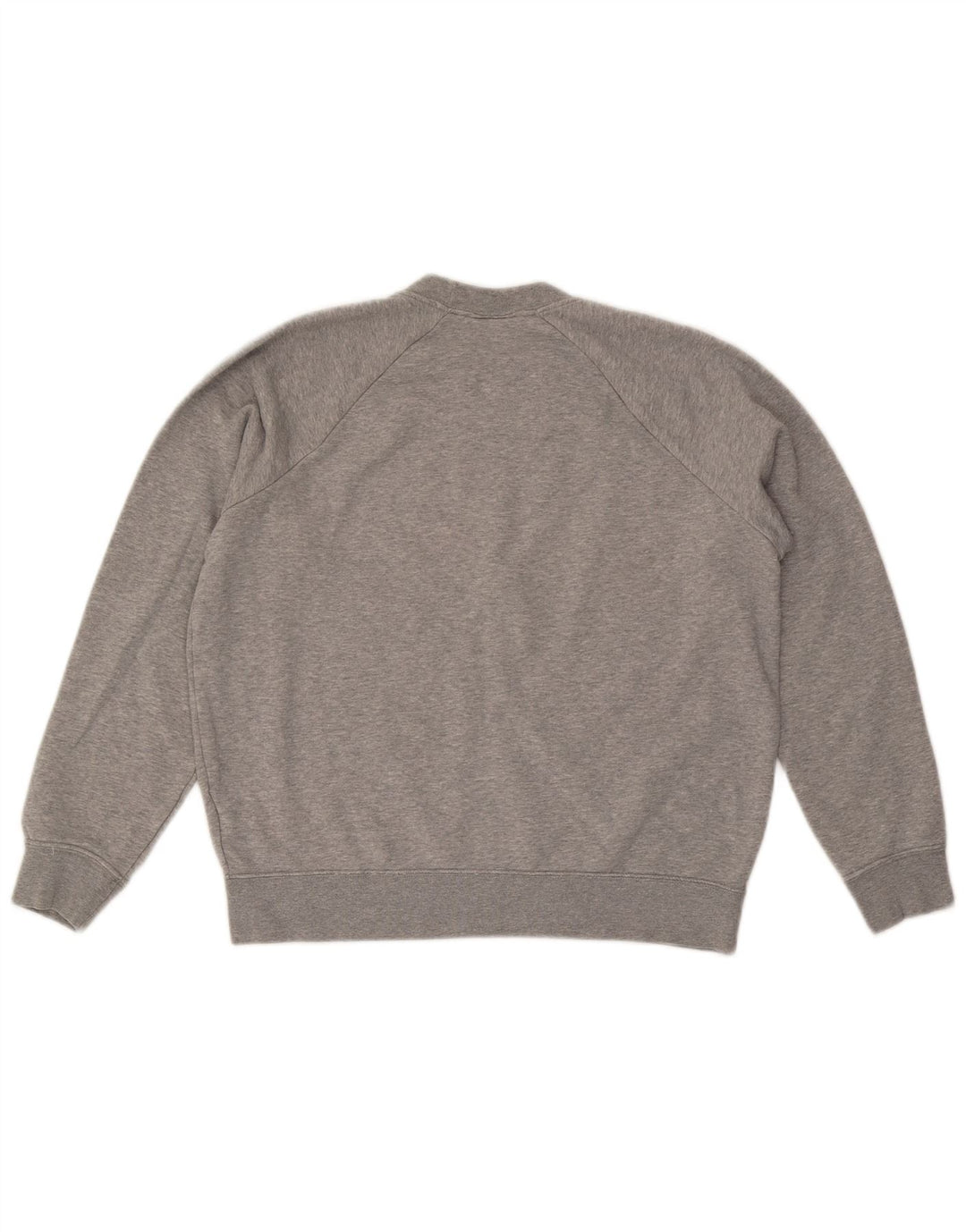 Pulover de hanorac grafic Nike pentru femei UK 14, bumbac gri mediu