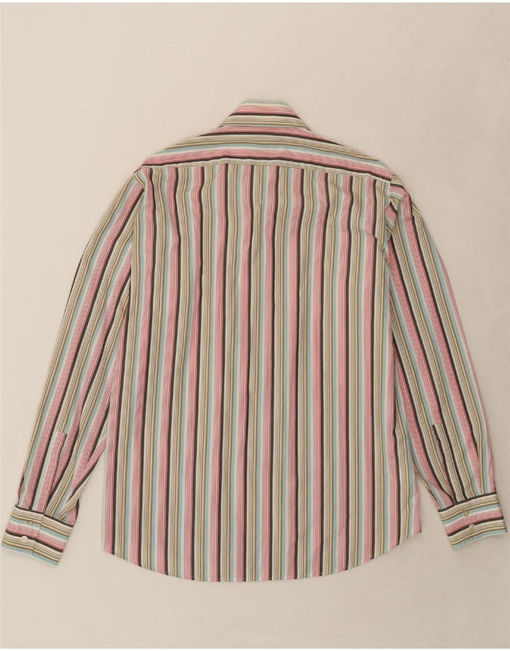 HUGO BOSS Mens Shirt Size 41 16 Large Multicoloured Striped Cotton Vintage Hugo Boss and Second-Hand Hugo Boss from Messina Hembry 