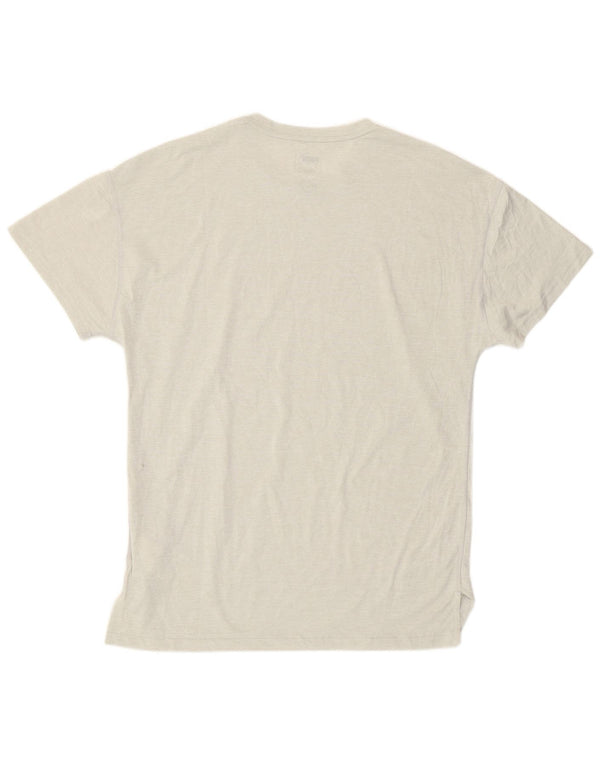 Puma Mens T-Shirt Top Medium Grey Flecked Polyester