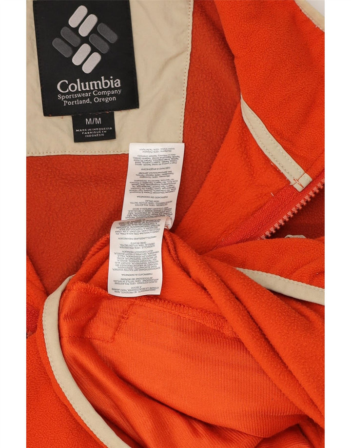 Jachetă polară pentru bărbați COLUMBIA UK 38 Poliester portocaliu mediu