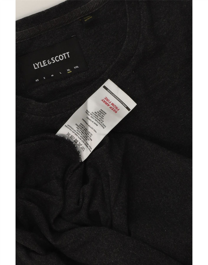 Tricou pentru bărbați Lyle & Scott Top XL bumbac gri
