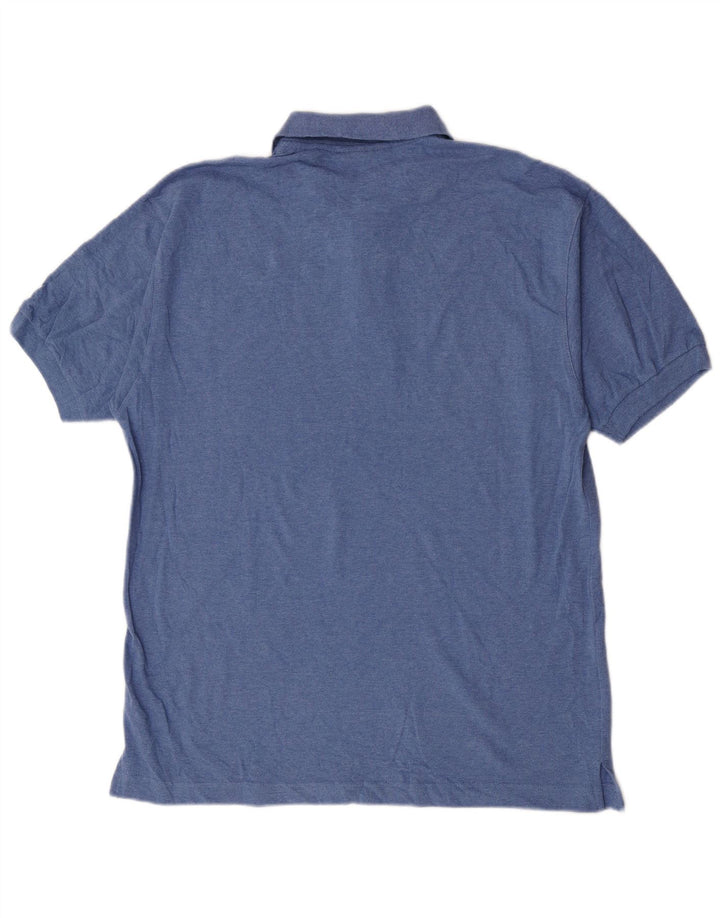 Tricou polo pentru bărbați Lotto, mare, albastru, bumbac