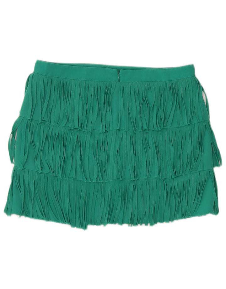 Fustă mini pentru femei Zara Medium W28 Poliester verde