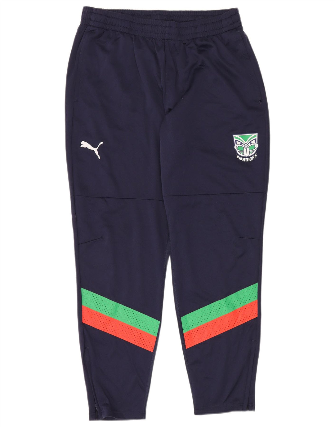 Pantaloni de trening PUMA pentru bărbați Warriors XL, poliester color-bloc, albastru bleumarin