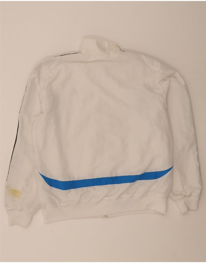 Jachetă de trening pentru bărbați Adidas, mare, alb, din poliester