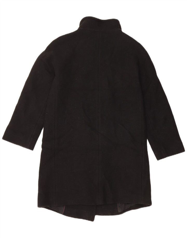 Pardesiu Massimo Dutti pentru damă, cu tăiere largă, EU 34 2XS, lână neagră