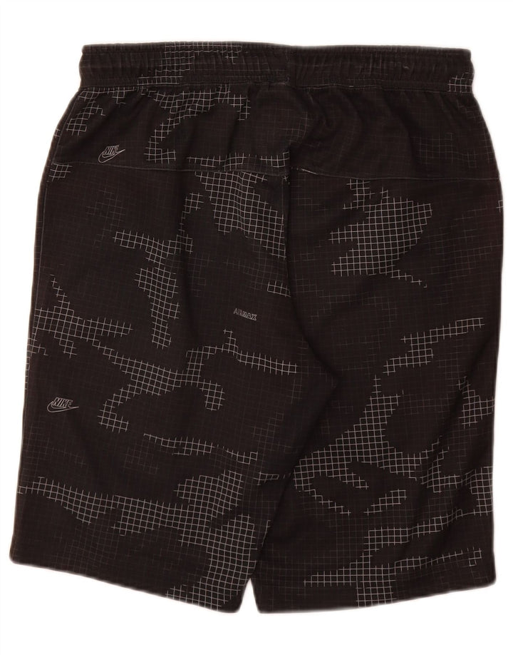 Pantaloni scurți sport Nike pentru bărbați, medii W32 L10, poliester de camuflaj negru