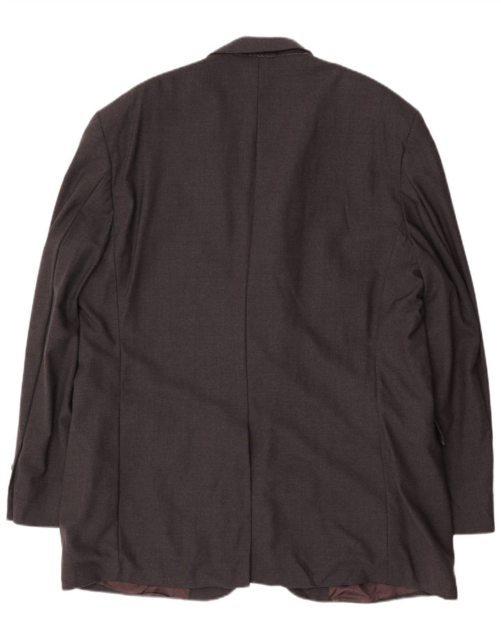 Jachetă pentru bărbați Brooks Brothers, cu 2 nasturi, pentru bărbați, UK 46 3XL Lână gri