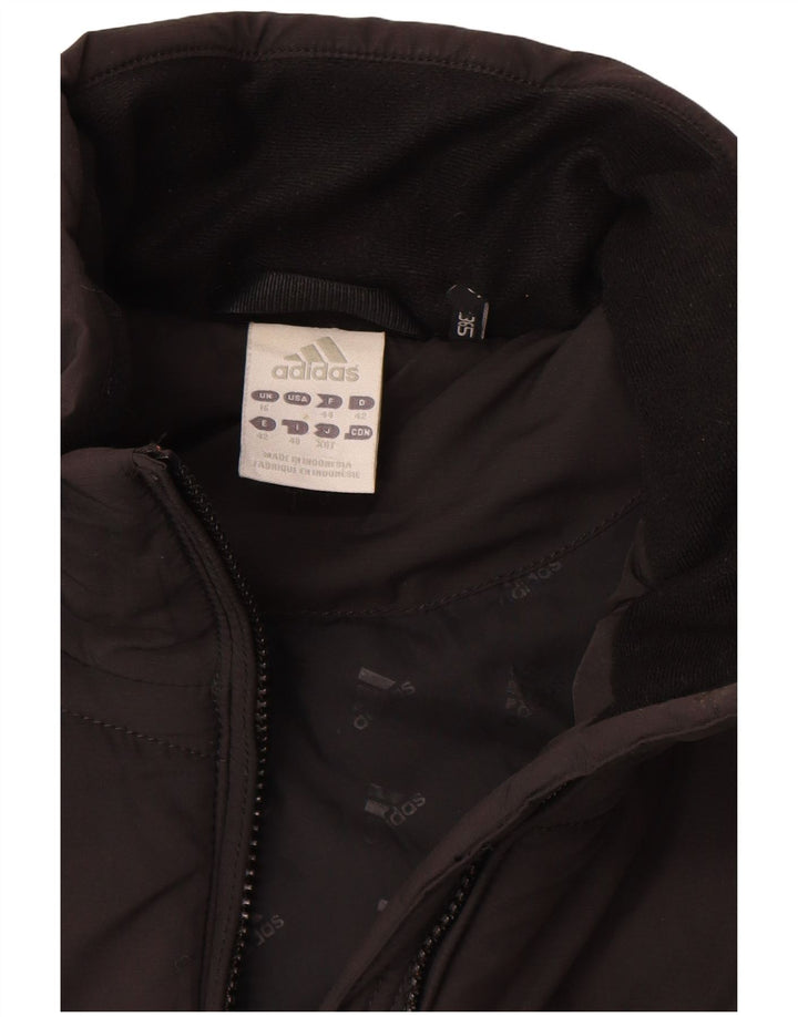 Jachetă căptușită pentru femei Adidas Clima 365 UK 16 Poliester negru mare