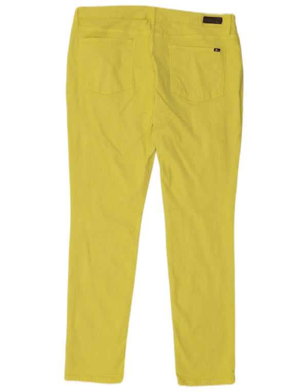TOMMY HILFIGER Womens Slim Jeans W34 L32 Yellow Cotton