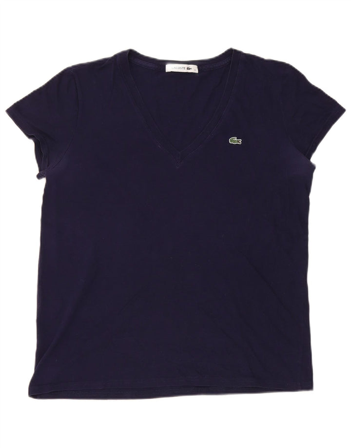Tricou pentru femei Lacoste Top Marimea 40 Bumbac Mediu Bleumarin