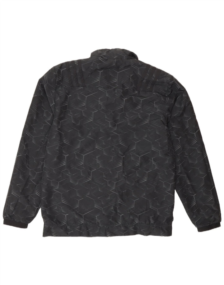 Adidas Mens All Blacks Graphic Trening Top Jachetă Small Black Geometric