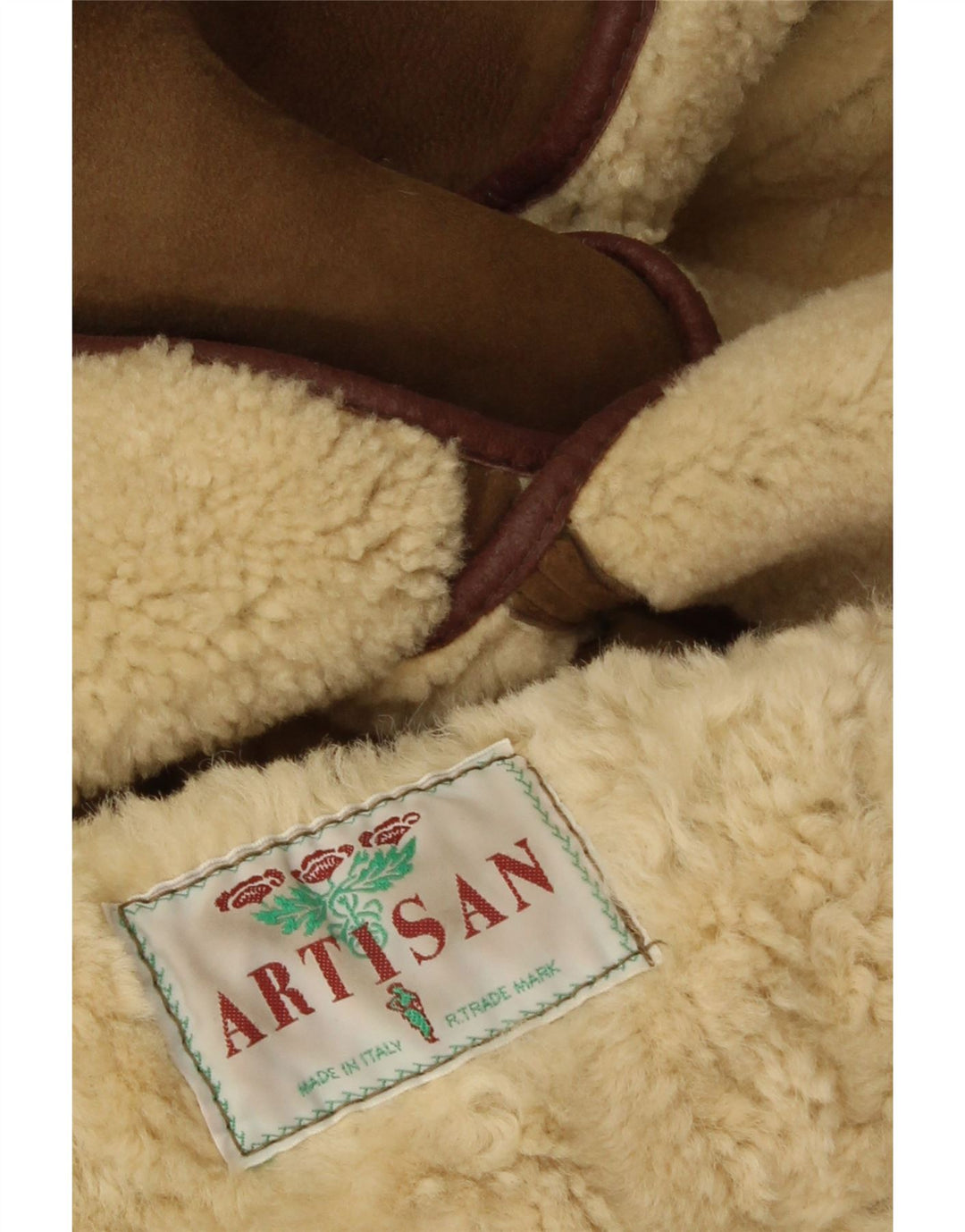 Palton pentru femei Artisan din shearling UK 18 XL Kaki iarnă