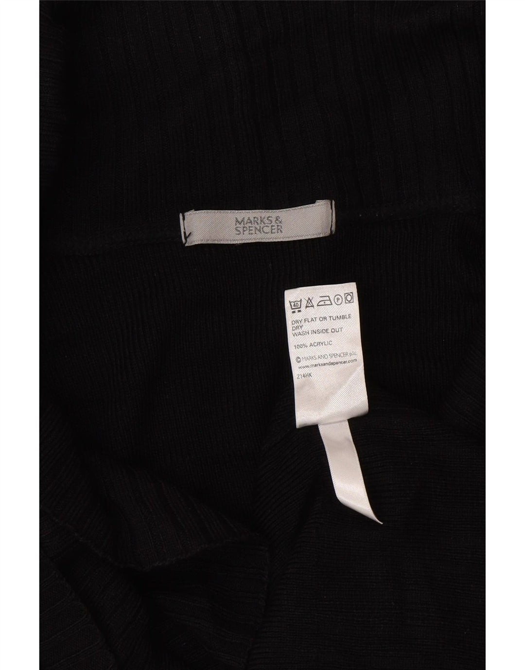 Pulover cardigan pentru femei Marks & Spencer UK 12 Medium Negru Acrilic