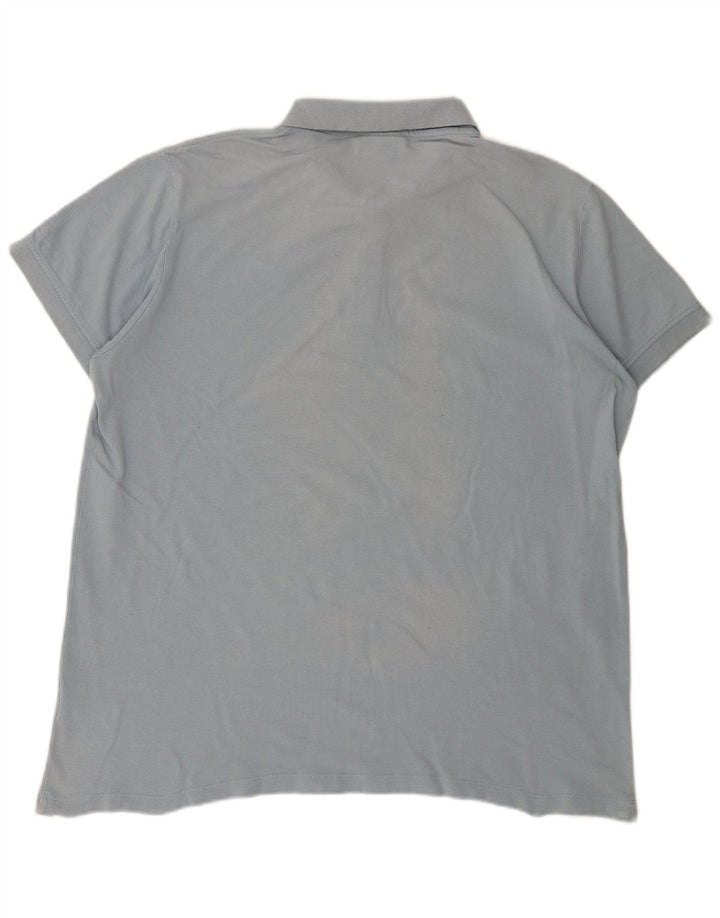 Cămașă polo pentru bărbați Kappa 2XL, bumbac albastru