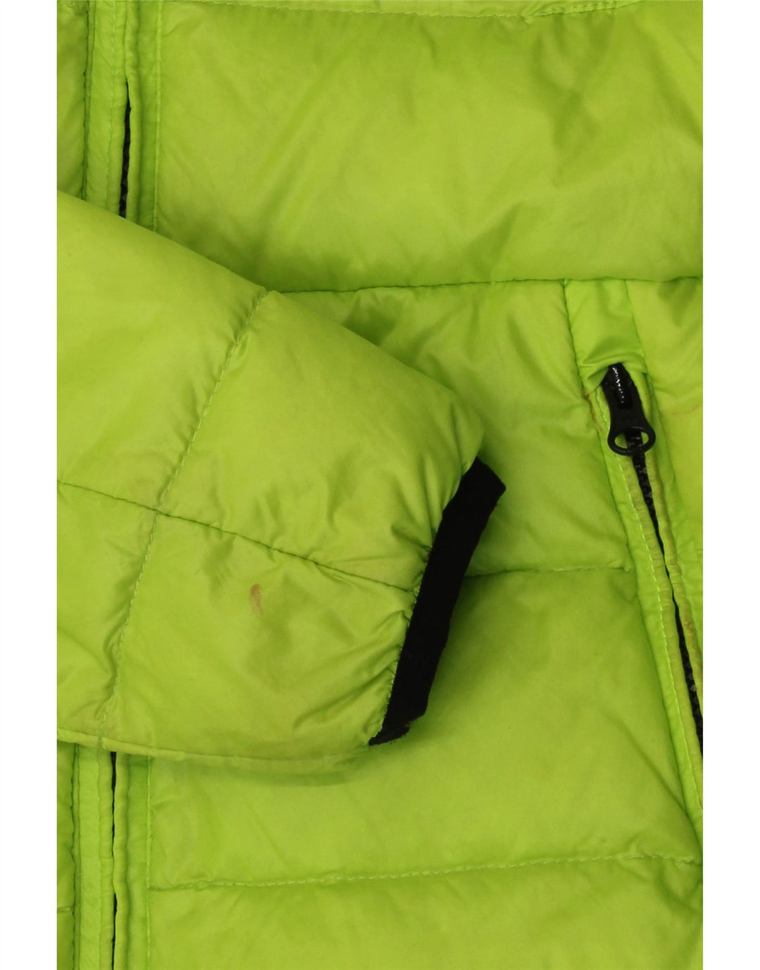 Jachetă Blauer pentru femei Crop căptușită UK 10 Small Green Poliamidă