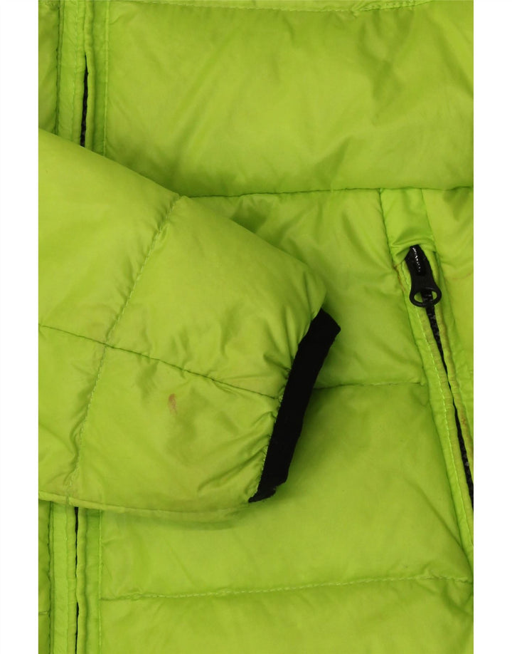 Jachetă Blauer pentru femei Crop căptușită UK 10 Small Green Poliamidă