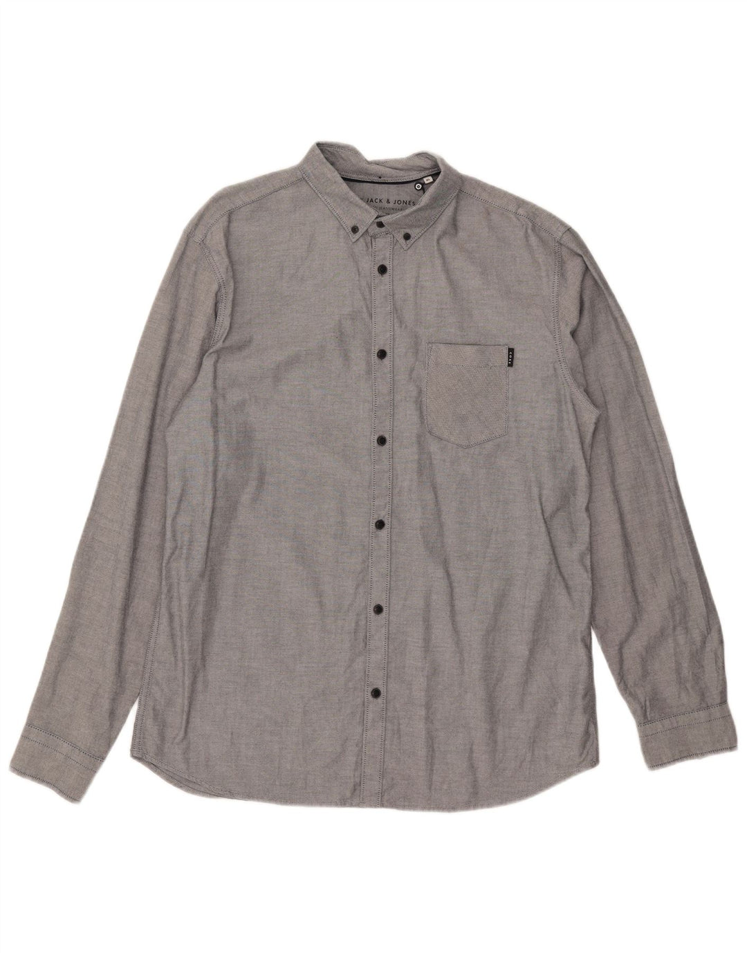 Cămașă Jack & Jones Slim Fit XL bumbac gri pentru bărbați