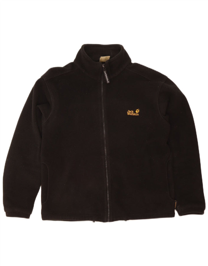 Jack Wolfskin Jachetă pentru bărbați din lână UK 36/38 Poliester mediu negru