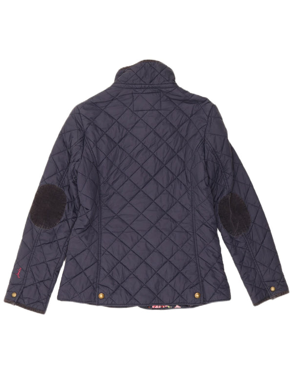 Jachetă matlasată Joules pentru femei UK 12 Medium, bleumarin, bumbac