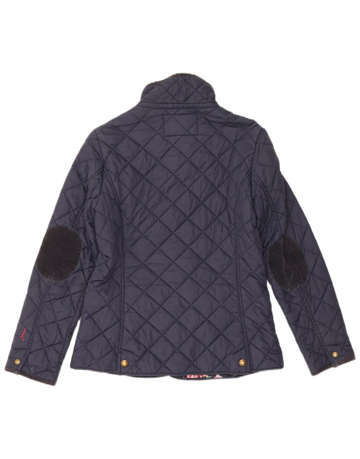 Jachetă matlasată Joules pentru femei UK 12 Medium, bleumarin, bumbac