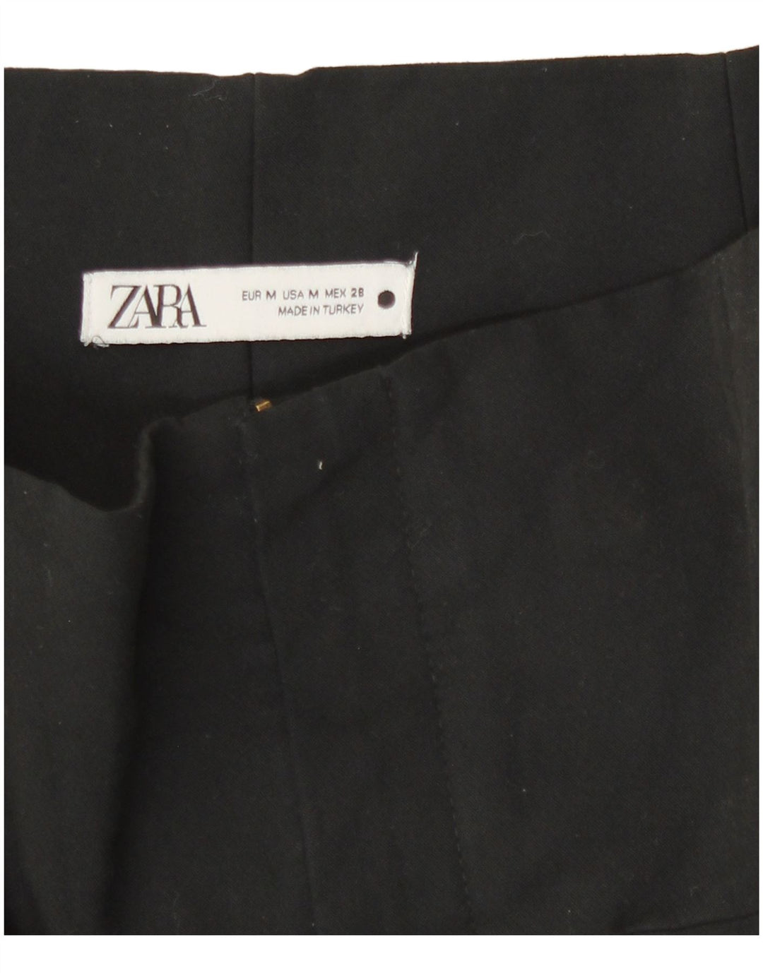 Pantaloni casual slim pentru femei Zara Mediu L28 L28 Negri