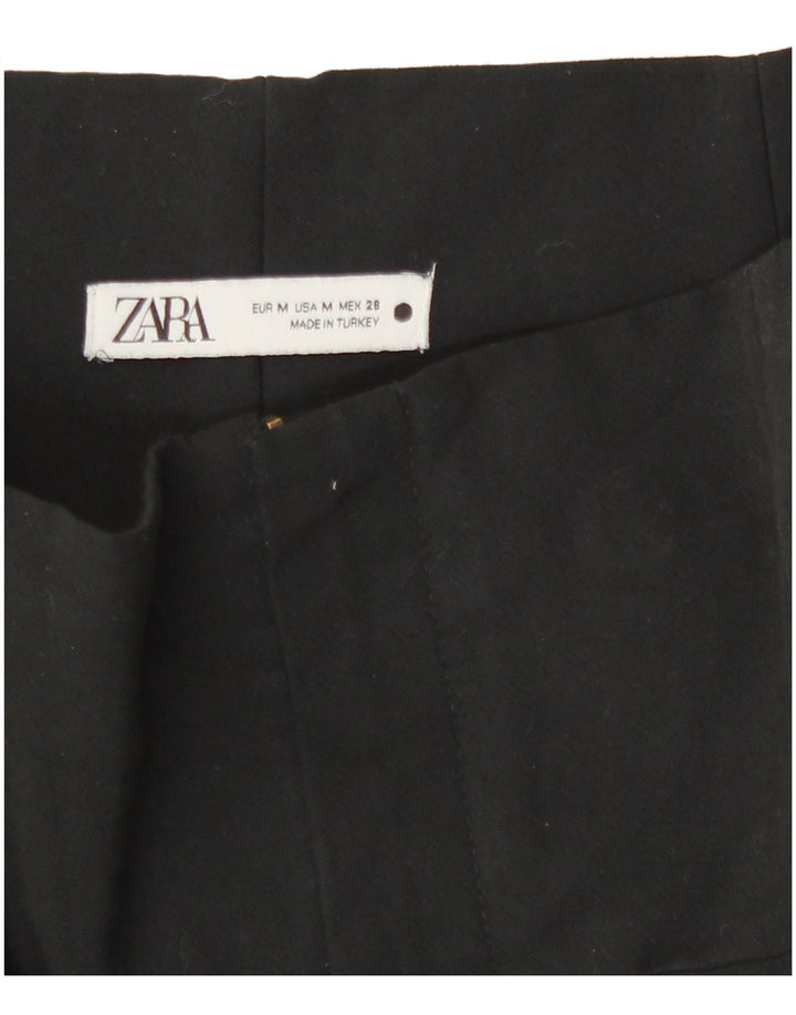 Pantaloni casual slim pentru femei Zara Mediu L28 L28 Negri