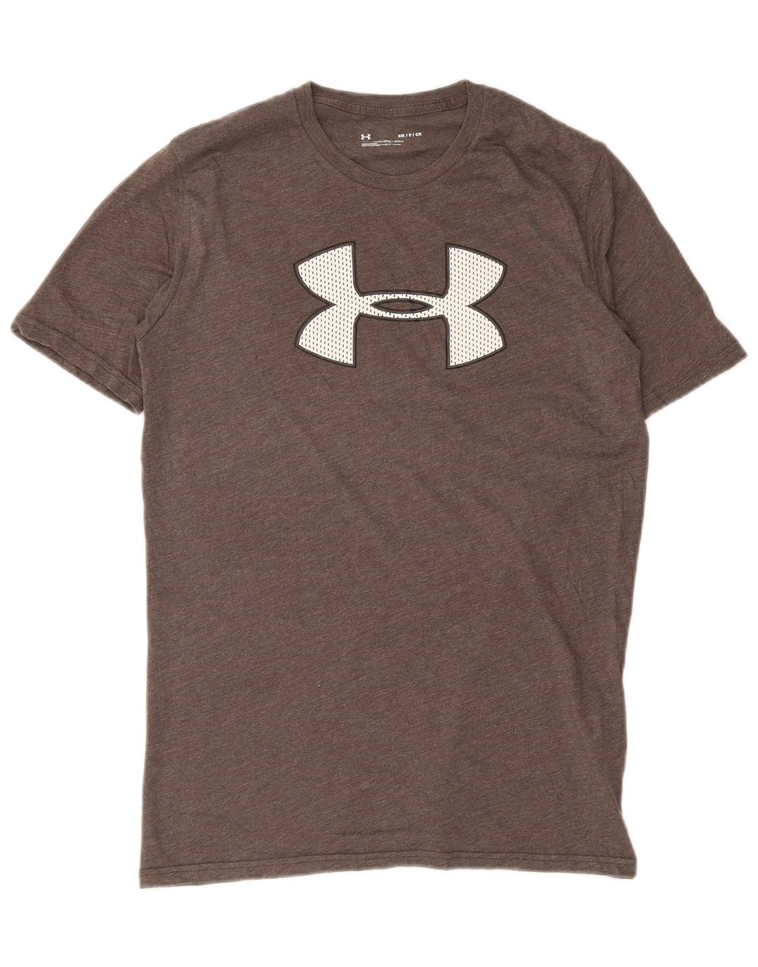 Tricou grafic Under Armour pentru bărbați Top mic din bumbac gri