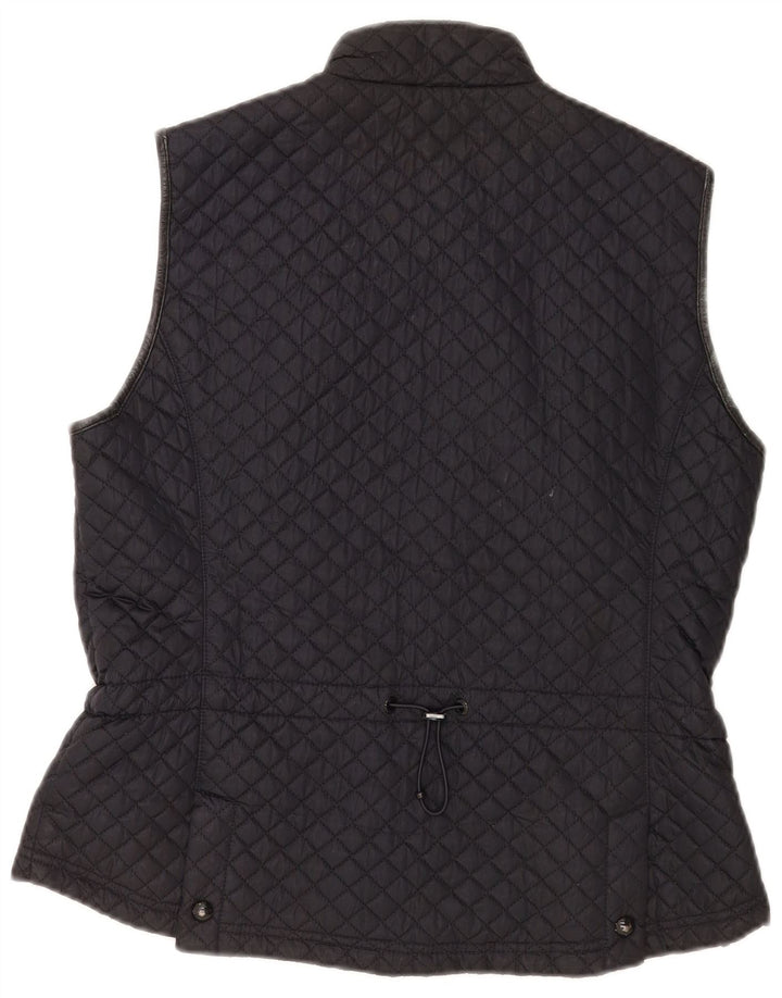 Gilet matlasat Massimo Dutti pentru femei UK 18 XL poliester negru
