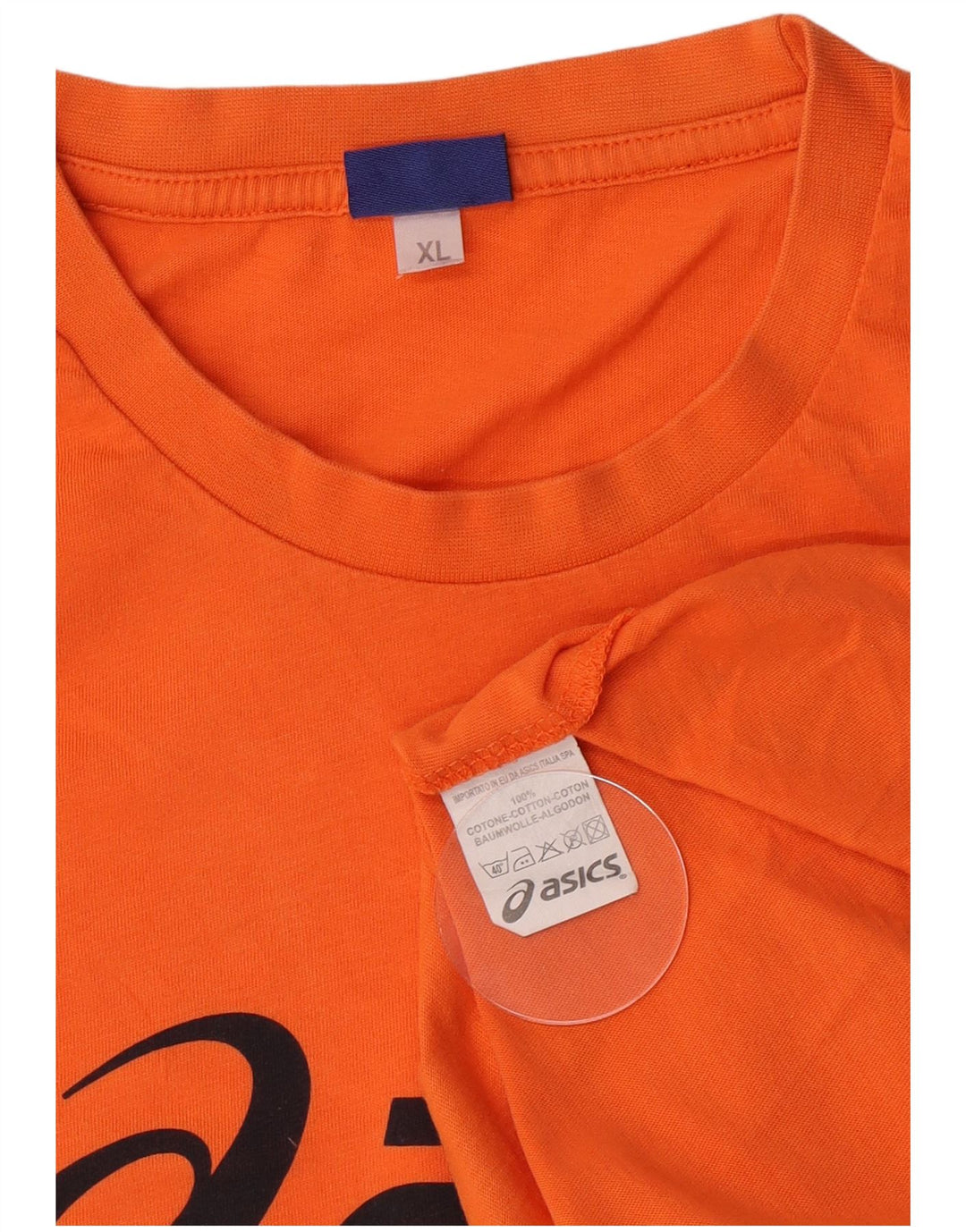 Tricou grafic Asics pentru bărbați Top XL bumbac portocaliu