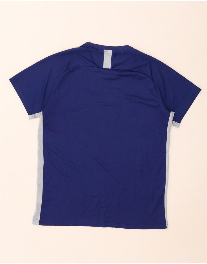 Tricou pentru bărbați Nike Dri Fit Top mare, albastru, poliester color bloc