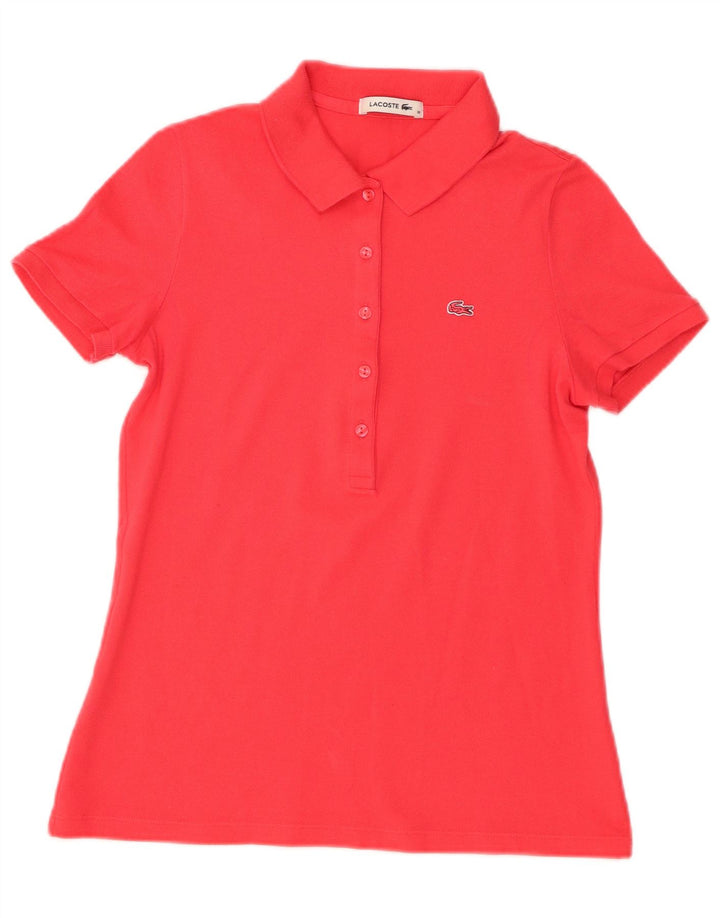 Tricou polo Lacoste Femei Mărimea 38 Bumbac Roșu Mediu