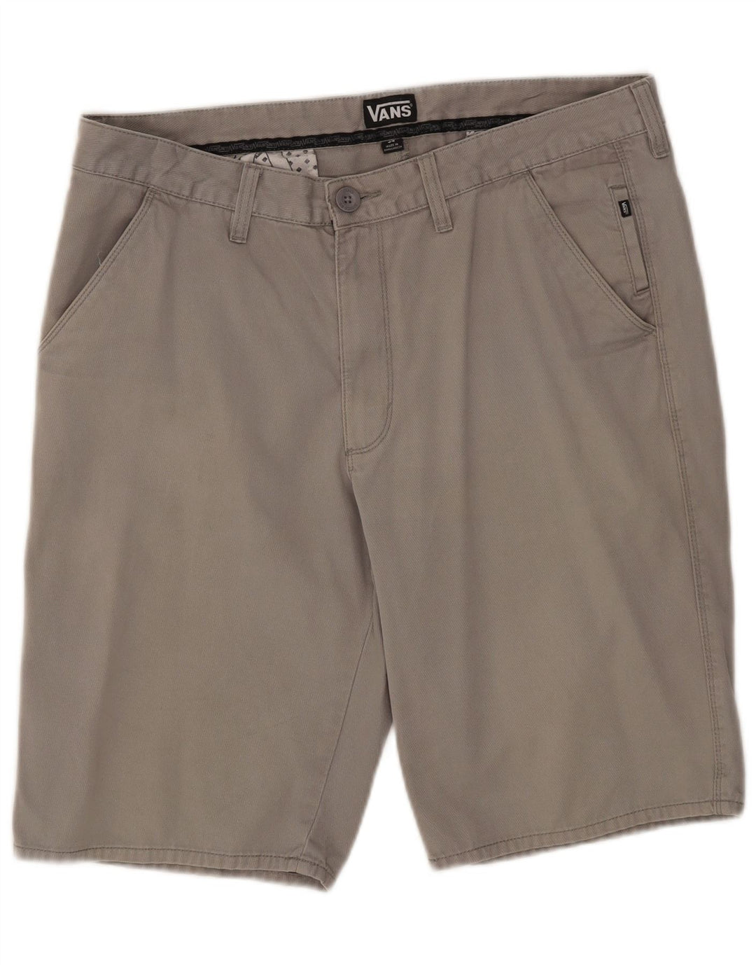 Pantaloni scurți casual pentru bărbați Vans W34, bumbac gri mare