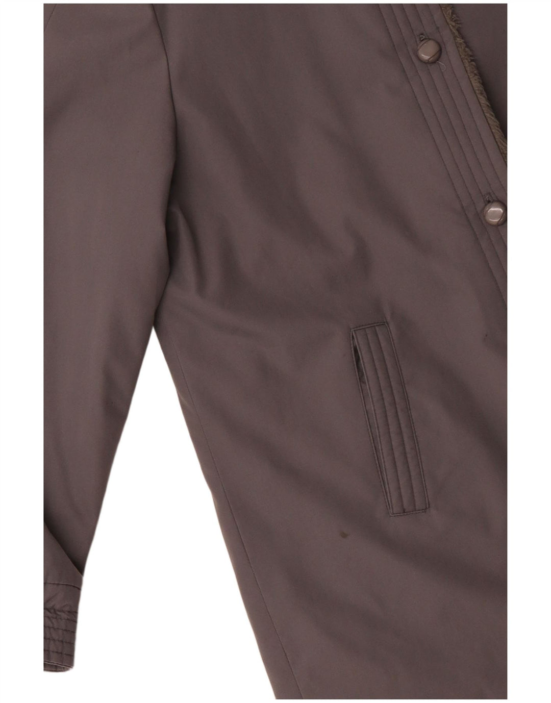 DANNIMAC Pardesiu Sherpa pentru femei UK 18 XL bumbac gri