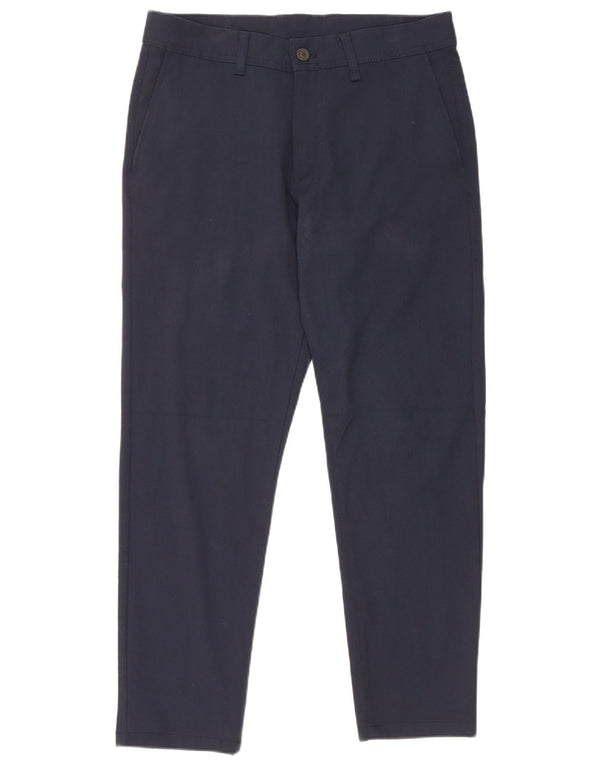 Pantaloni chino slim pentru bărbați Zara EU 40 Mediu L31 L27 Bleumarin