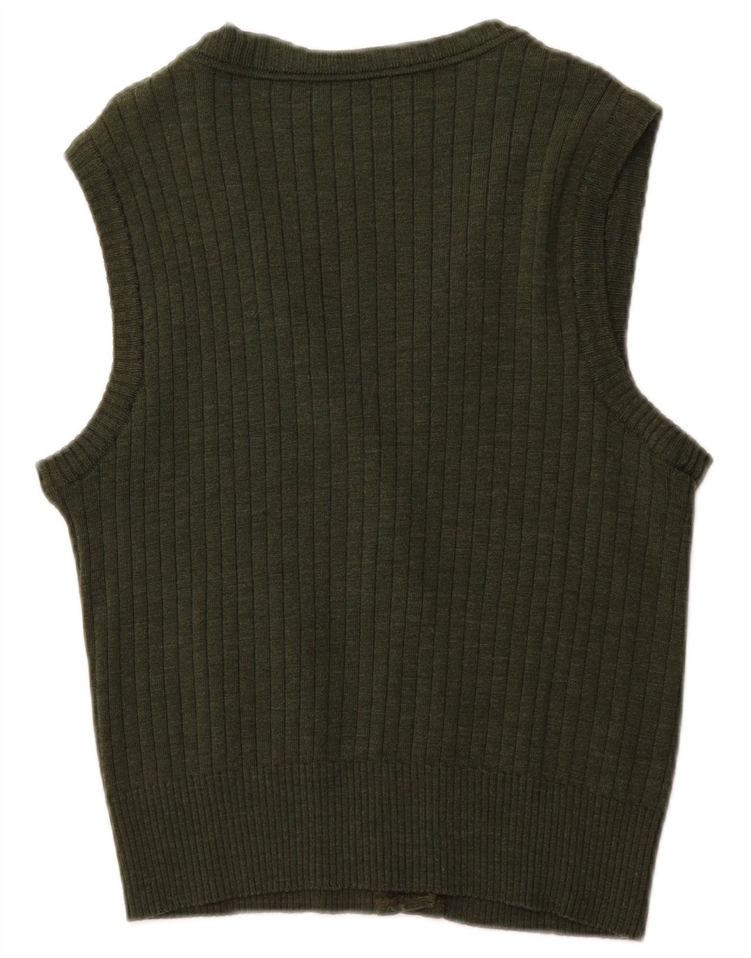 LODENFREY Pulover cardigan fără mâneci pentru femei EU 46 XL Verde