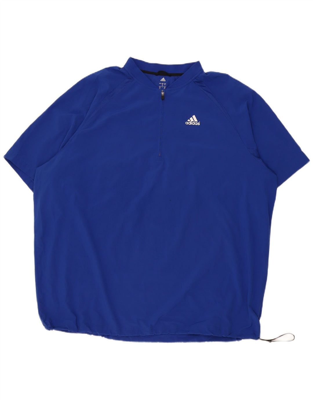 Trening pentru bărbați Adidas cu mânecă scurtă, pulover, 3XL, poliester, albastru