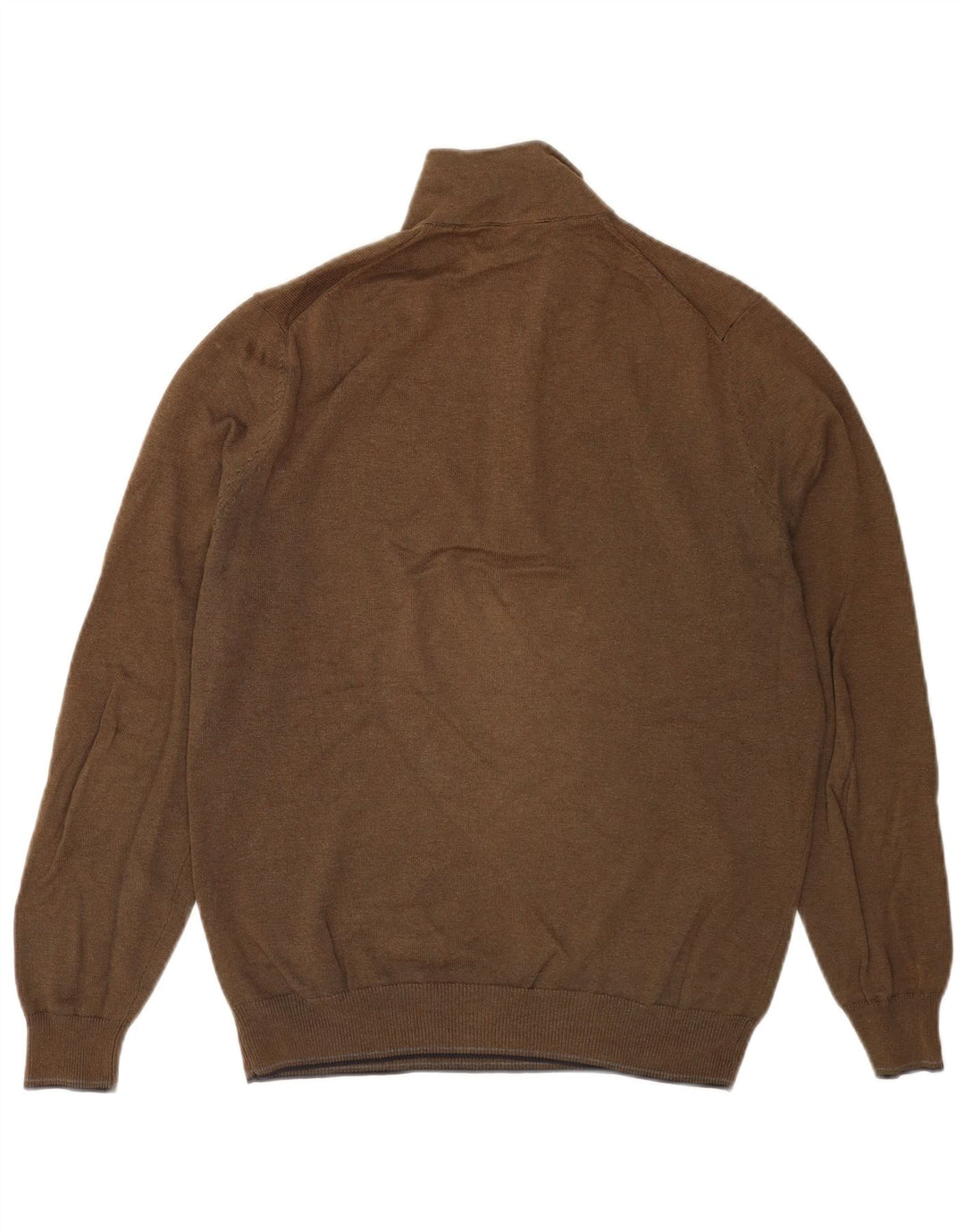 Pulover Massimo Dutti pentru bărbați, cu fermoar și gât, kaki mediu